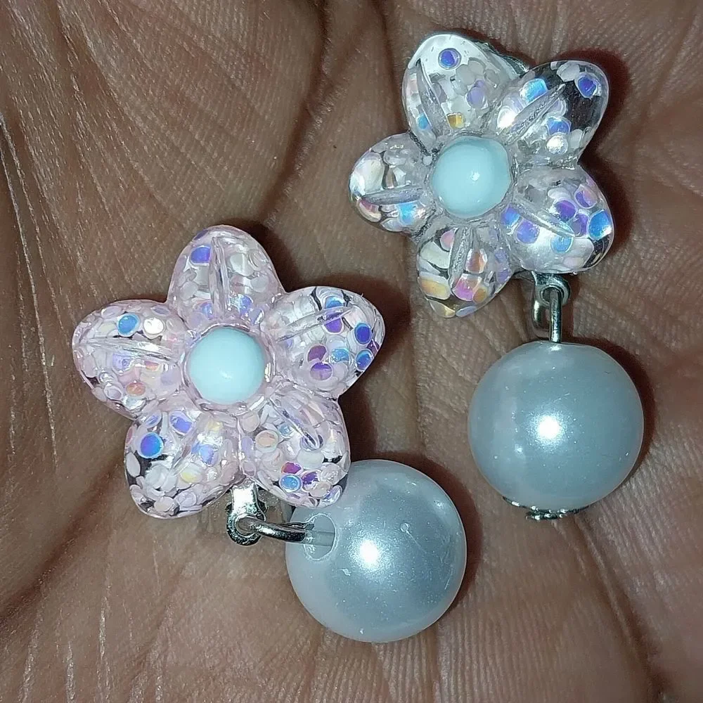 Beautiful Fashion Clip-On Kids Earrings - Picture 4 of 7